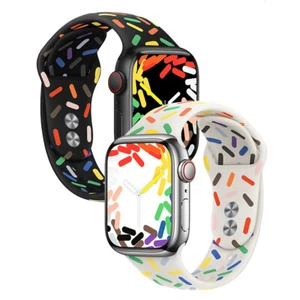 Pride Edtion Sport Band Strap for Apple Watch 9 8 7 6 5 SE 44/41/45/49mm Ultra 2 - Picture 1 of 24