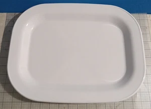 Corning Ware Französisch Weiß Serviertablett H15" Made in USA Ofen Grill Gefrierschrank - Bild 1 von 7