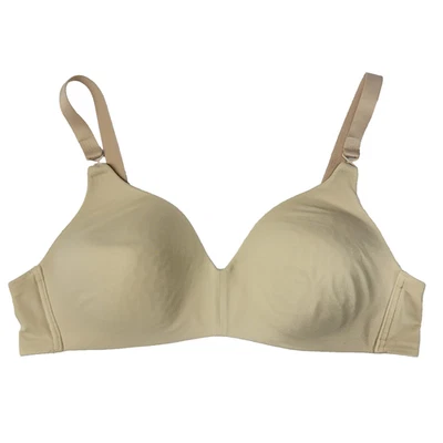 Sujetador Camiseta Inalámbrico Suavizante de Axilas Warners Beige Claro 38B Foto 1 de 4