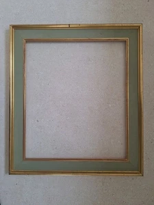 Cadre Ancien Bois Doré, Cadres Photo Ou Tableau - Imagen 1 de 6