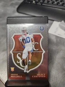 Carta Rookie Adonai Mitchell 2024 Select Certificata - Foto 1 di 2