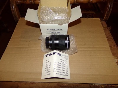NOS TOKINA SZ-X 205 28-105mm 1:3.5-4.8 Macro CAMERA LENS - Nikkormat Ft3 Nikon - Image 1 of 2