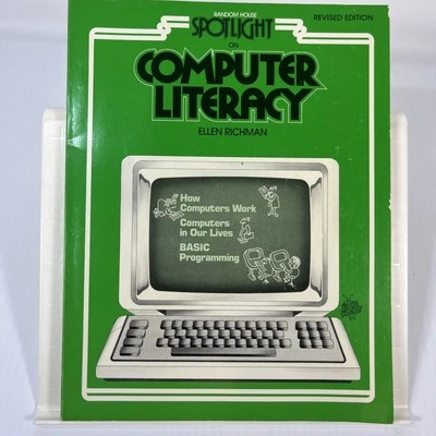 Random House Spotlight On Computer Literacy Alan Richman 1985 Vintage Paperback - Image 1 of 4