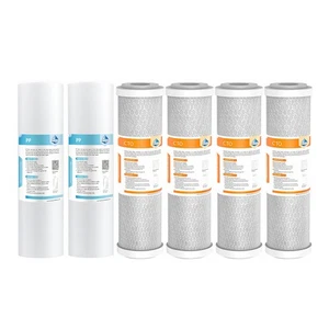 3-Stage Reverse Osmosis Sediment CTO Carbon Block Water Filter Replacement Set - Picture 1 of 11