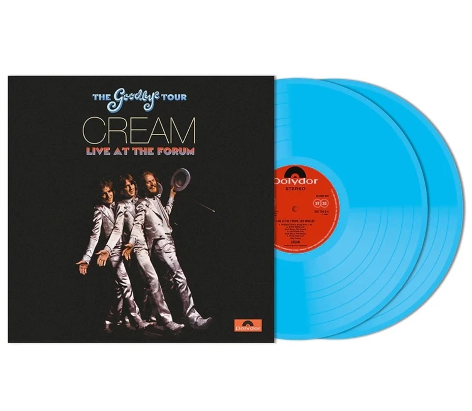 CREAM: The Goodbye Tour Live At The Forum Limited Edition 2LP BLUE Vinyl SEALED - Image 1 of 1