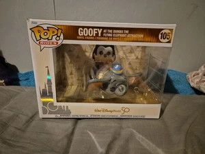 Disney 50th Anniversary Dumbo with Goofy Pop Rides #105 Vinyl Figure Funko - Picture 1 of 4