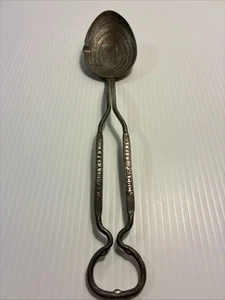 Antiker Messlöffel Flaschenöffner verzinkt Buchweizenmehl Albert Pfau  - Bild 1 von 23