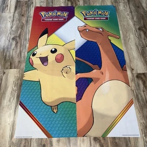 Pokémon Silver Tempest Charizard & Pikachu Promo Fabric Banner Set 6’x2’ - Bild 1 von 22
