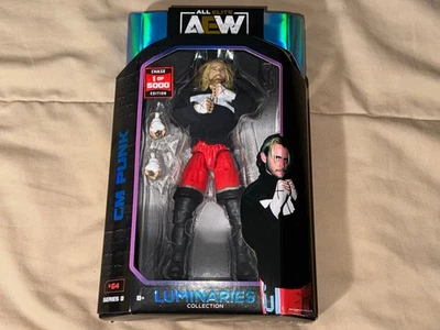AEW Luminaries Series 8 #64 CM PUNK Chase 1 of 5000 Edition 6" Action Figure