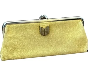 Bond Street Vintage Kiss Lock Closer Gelbgold Geldbörse Mini Clutch - Bild 1 von 7