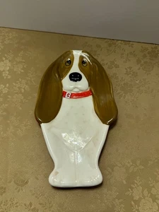 The Pioneer Woman “Charlie” The Basset Hound Puppy Dog Spoon Rest NEW OLD STOCK - Picture 1 of 8