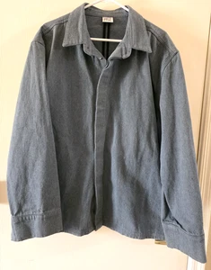 Baserange Denim Jacket Women's Sz M Blue Cotton Made in Portugal - Picture 1 of 14