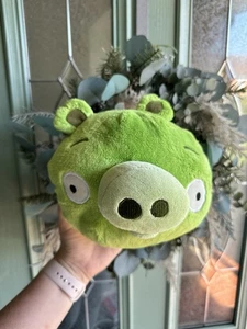 Peluche Angry Birds Green Pig 7" 2010 Commonwealth juguete suave animal de peluche - Imagen 1 de 13