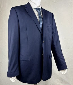 SUITSUPPLY Sport Mantel Herren 60IT 50US L Navy Nadelstreifen Wolle 110’s - Bild 1 von 15