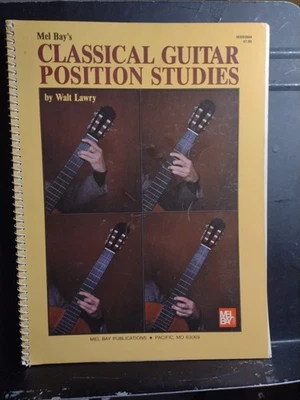 MEL BAY CLASSICAL POSITION STUDIES Spiral Bound Walt Lawry 1982 Very Good Cond. - Image 1 of 4