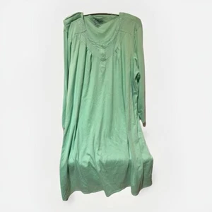 Silverts Women's Adaptive Gown Size 3XL Open Back Shoulder Snaps Long Sleeves - Picture 1 of 3