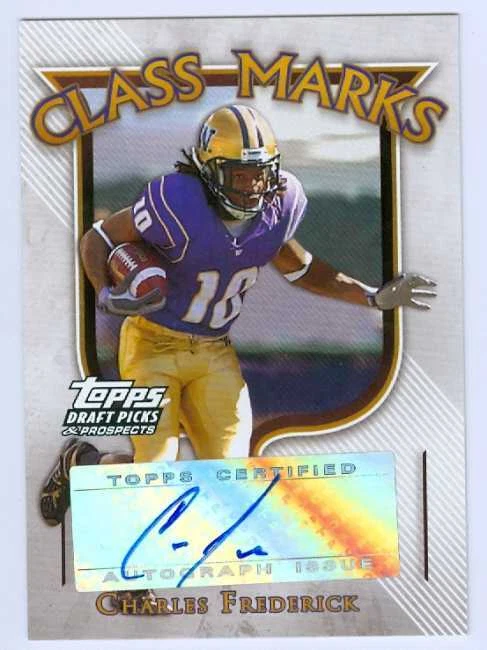 Charles Frederick autographed Football Card 2005 Topps Class Marks #CM-CFR - Image 1 of 1