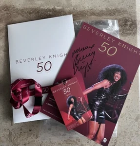 Beverley Knight 50 Years Tour VIP Pack Lanyard And Signed Pic With Tour Dates - Picture 1 of 5
