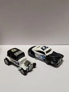 1999 Hot Wheels Cop Rods Tail Dragger And Ford Vicky W/Real Riders Loose - Picture 1 of 6