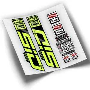 RWP-348 PEGATINAS COMPATIBLES HORQUILLA ROCKSHOX SID SELECT SL 2021 STICKERS - Imagen 1 de 21