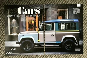 2015 GQ Magazine (Not Vogue) 2 page Picture Land Rover Paul Smith - Picture 1 of 1