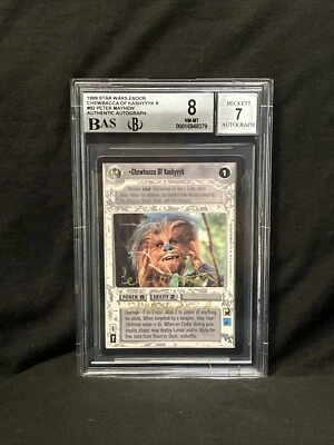 Chewbacca of Kashyyr Star Wars Endor CCG Signed P Mayhew NM/M BGS 8 BAS 7 (8379) - Image 1 of 2