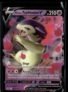 SWSH: Sword & Shield Promo Cards #SWSH237 Hisuian Typhlosion V - Picture 1 of 2