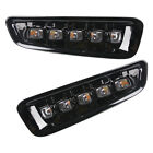 2pc LED Front DRL Turn Signal Fog Light Lamp Fit For Ford F-150 Raptor 17-19