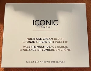 Iconic London Multi-Use Cream Blush, Bronze and Highlight Palette For Face - Picture 1 of 1