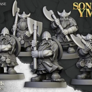 Dwarfs Warriors Two Handed Unit x 20 no command–Highlands Miniatures–Sons of Ym - Picture 1 of 9