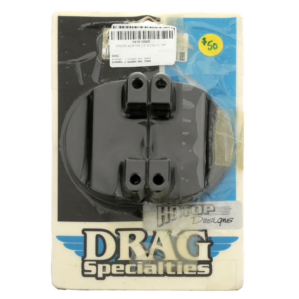 Adaptador de guardabarros a horquilla negro FNDR ADPTR 21" PARA FL BK Drag Specialties para 21 pulgadas Foto 1 de 1