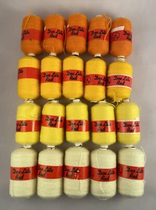 DEE LITE GELB Etikettengarn Menge 20 Spulen Lochnadel orange & gelb - Bild 1 von 4