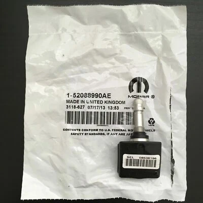 TPMS 吉普道奇克莱斯勒轮胎压力监测系统传感器 52088990AE 原始设备制造商 — 第 1/2 张图片