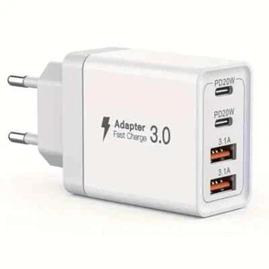 Premium Schnell-Ladegerät USB-C PD QC 3.0 Netzteil für iPhone Samsung Huawei NEU - Picture 1 of 6