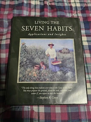 Living The Seven Habits - Applications and Insights - Audio Cassette Set - Covey - Image 1 of 4