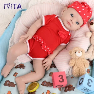 20'' Full Silicone Reborn Baby Doll Realistic Newborn Lifelike Mädchen Baby - Bild 1 von 11