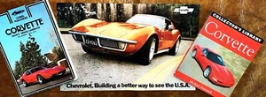 Corvette Service Books Manual 1972 72 Sales Brochure 3 volumes - Picture 1 of 12