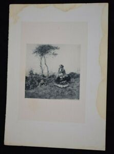 Photogravure by Goupil And Cie Antique Untitled 