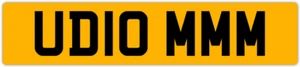 π DOM π DOMS π DOMINIC PRIVATE REGISTRATION NEW CAR NUMBER PLATE REG UD10 MMM - Picture 1 of 4