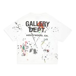 GALLERY DEPT PAINT SHOP SOUVENIR TEE Classic LOGO Print Short Sleeve T-shirt