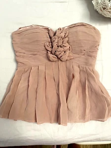 A lot of 2 BEBE silk tops pink and black - Picture 1 of 7