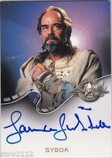 STAR TREK CINEMA 2000 A10 LAURENCE LUCKINBILL SYBOK STV FINAL FRONTIER AUTOGRAPH
