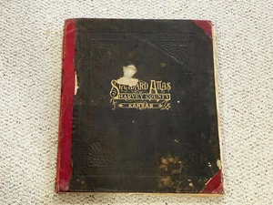 1918 STANDARD ATLAS - HARVEY COUNTY KANSAS - Picture 1 of 12