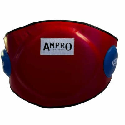 AMPRO Nebula Pro Thai Leather Belly Pad - Muay Thai / MMA / Kickboxing - Image 1 of 4