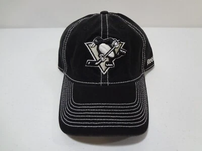 De colección NHL Pittsburgh Penguins LOGO Gorra con tirantes Sombrero Reebok NUEVO SIN ETIQUETAS Foto 1 de 4