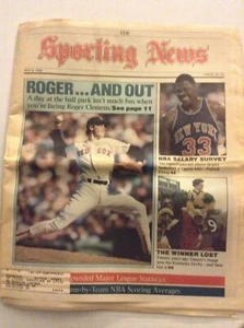 Sporting News Mag Roger Clemens Patrick Ewing May 9, 1988 092319nonrh - Imagen 1 de 1