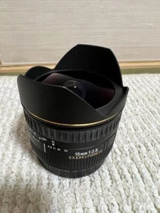Sigma EX DG Auto Focus 180 Degree Fisheye Lens 15mm F2.8 Canon Tested Working - Picture 1 of 1