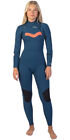 Gul Womens Response Echo 3/2mm GBS Chest Zip Wetsuit - Blue / Marble