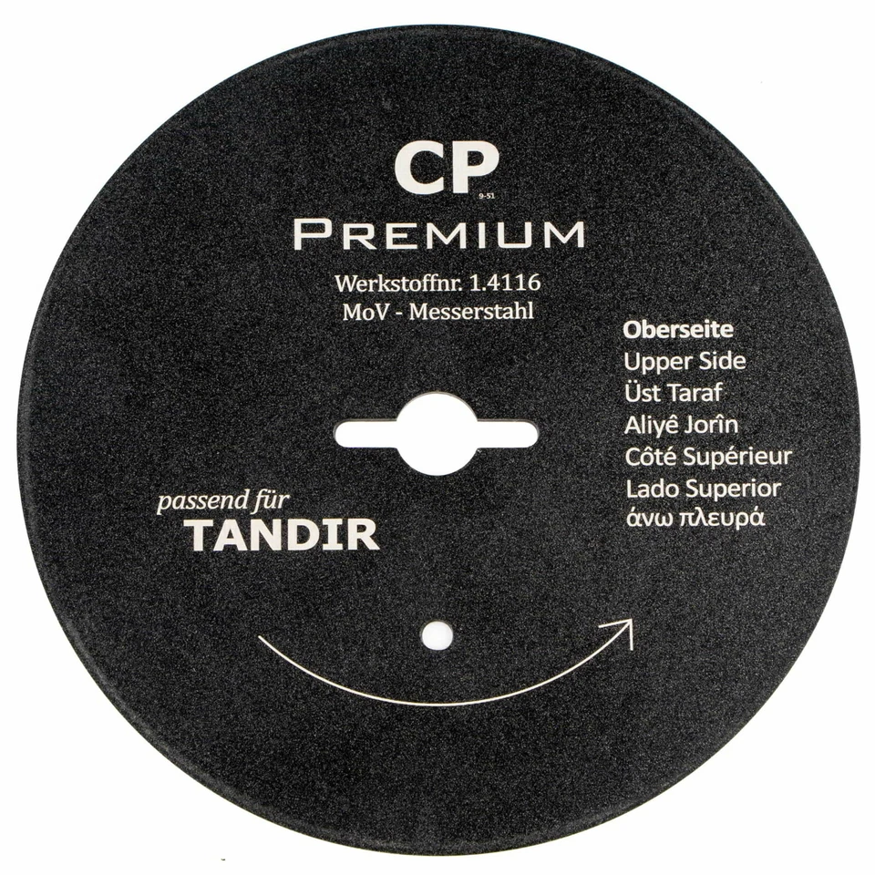 Gastronics Kreismesser für Tandir 100 Glatt Döner Messer Gyros Bicak Antihaft