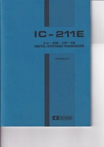 Manual With Scheme for Icom IC-211 E IN German - Picture 1 of 1